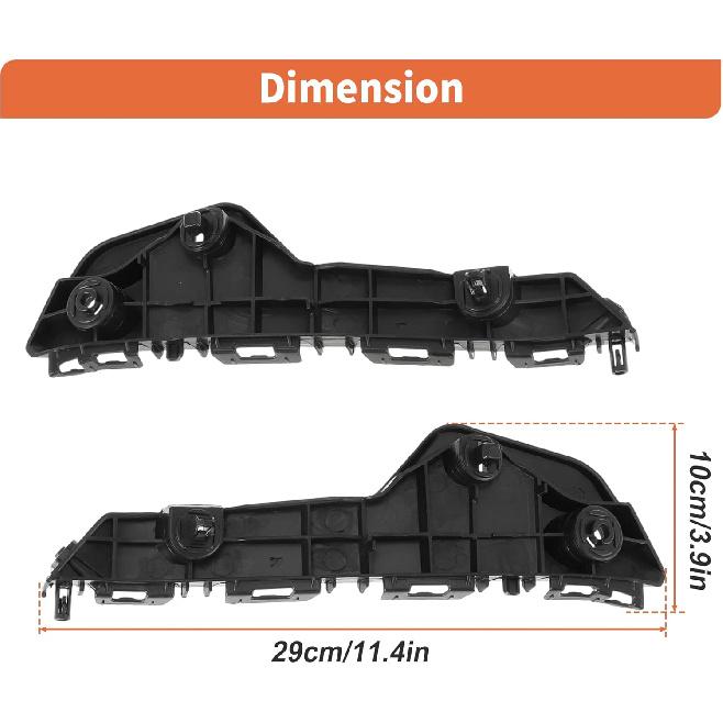 Front Bumper Bracket for Scion TC 2011-2016 No.5211621030/5211521030/SC1042101/SC1043101 Front Left Right 1 Pair