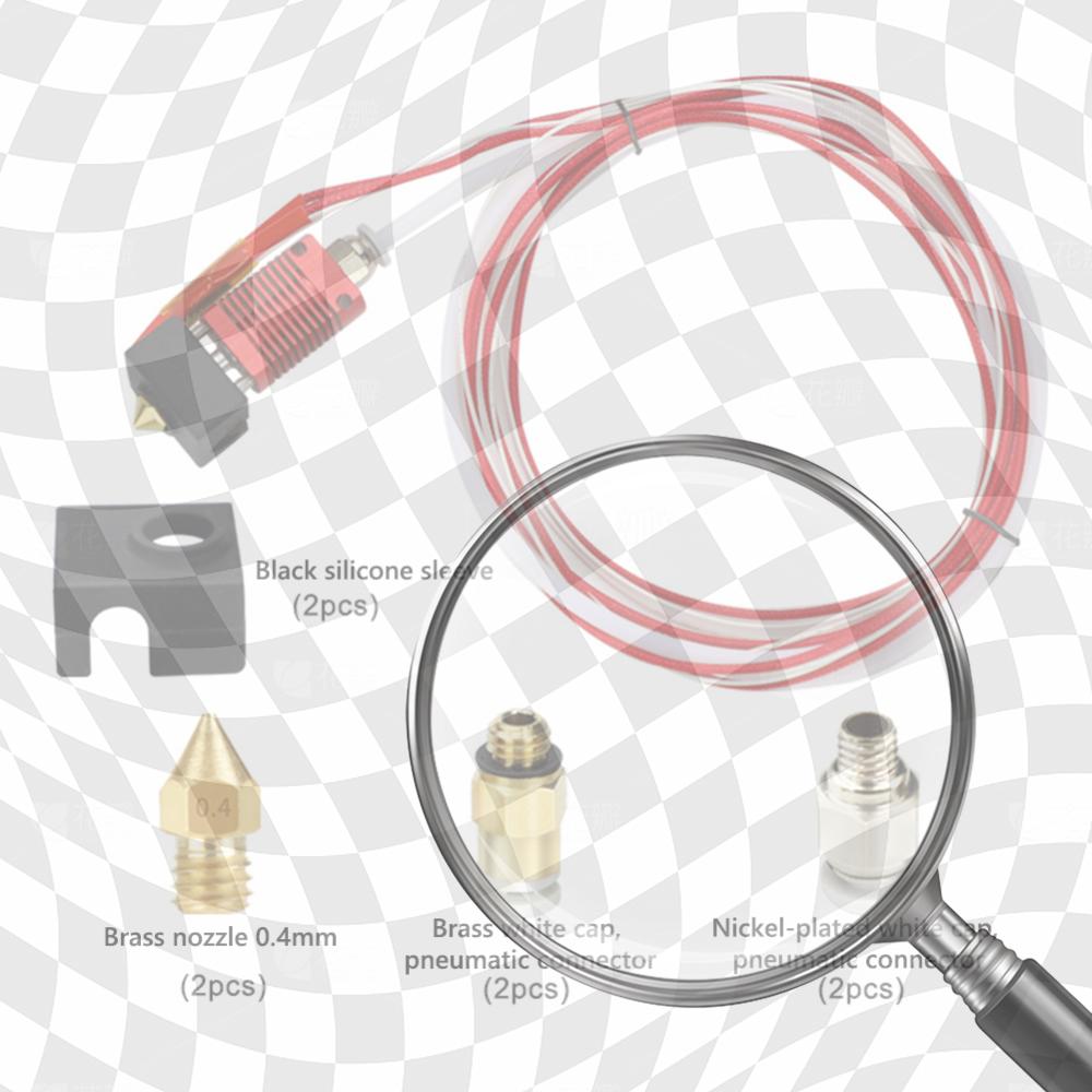 9Pcs Assembled Extruder Hot End Kit 3D Printer Parts Creality Ender for Creality Ender 3 Pro 3D Printer Parts