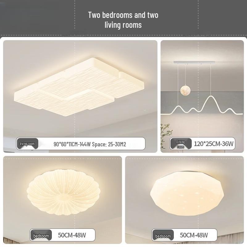 

Modern Dream Bubble LED Ceiling Lamp with 3-Color Dimming