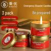 Bingyou Smokeless Emergency Candles (3-Pack)