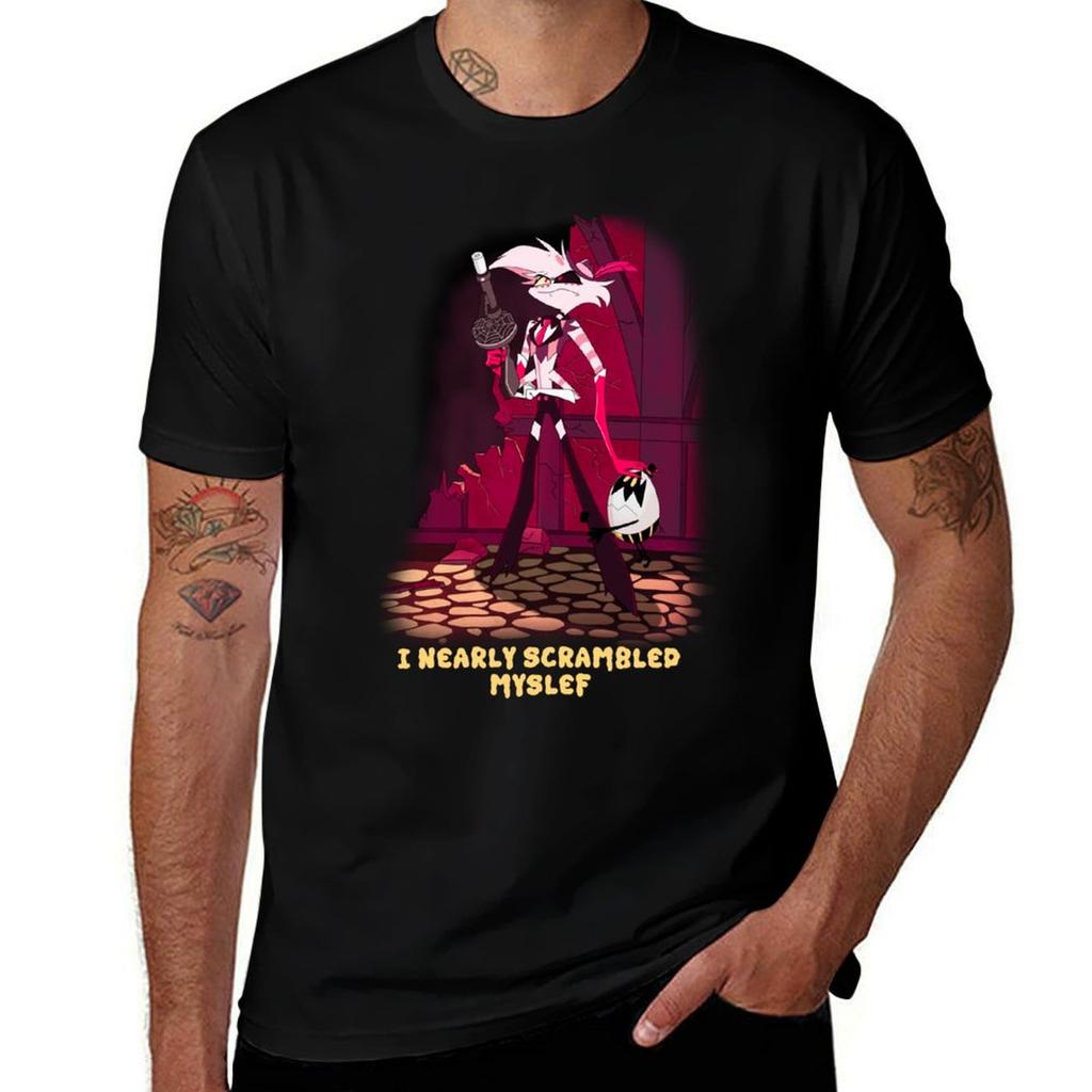 shirts t T-Shirt man Scrambled graphic Hazbin shirt designer t man