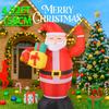 5.91FT LED Light Xmas Inflatable Santa Claus Toy Yard Party Decoration Home Decor Supplies Ornaments Christmas Holiday Gift