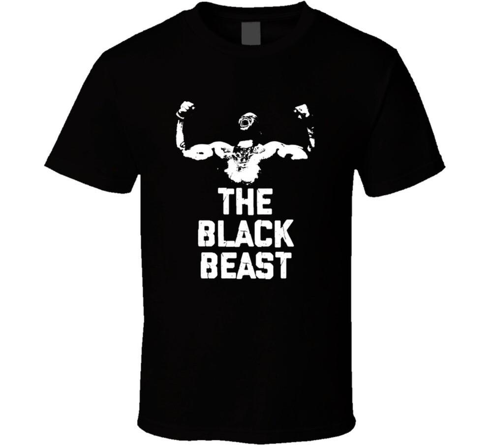 Derrick Lewis The Black Beast Silhouette Mma Fighter Fan T Shirt Unisex T-Shirt S