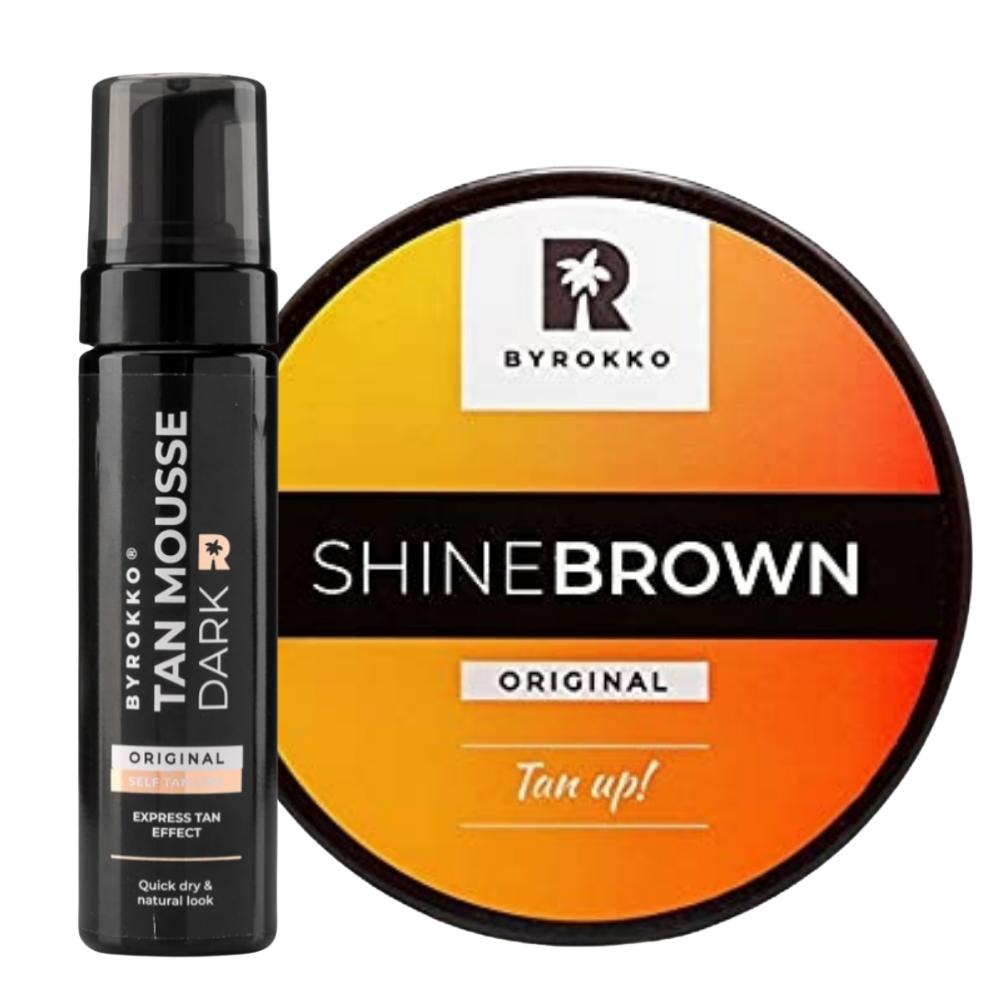 Byrokko Shine Brown + Self-Tanning Mousse