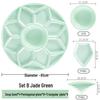 Melamine Platter & Tableware Set: Bowl, Plate, and Dish Set for Hot Pot & New Year's Eve Dinner.