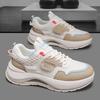 Men Casual Sneakers Board Shoes Outdoor Walking Mesh Breathable 2025 Trendy Shoe Thick Soled Comfort Male Footwear