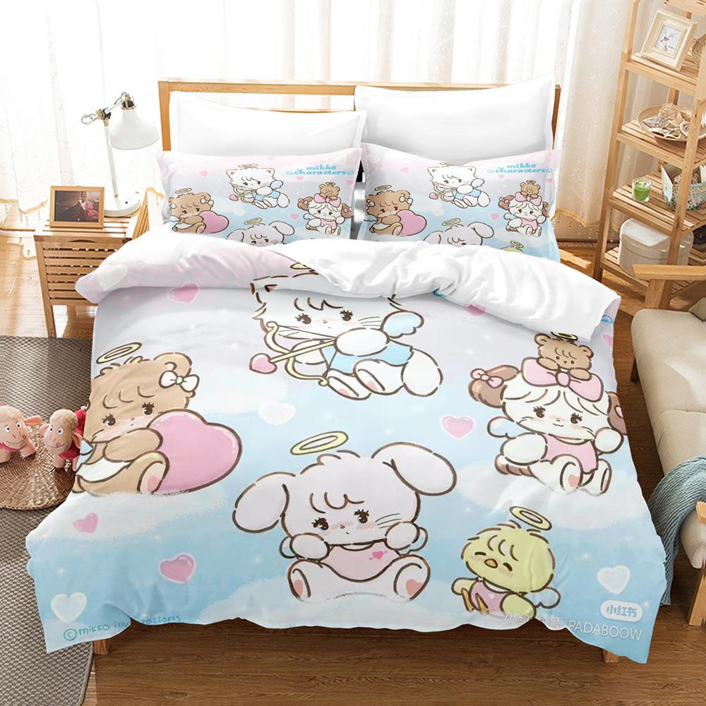 Three-Piece 3D Digital Printing Home Textile