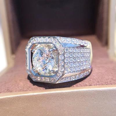 New Fashion Luxury Geometric Shaped Cubic Zirconia Rings for Women Engagement Wedding Accessories High Quality Female Jewelry