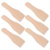 6Pcs Wood Spatula Spreader Butter Scraper Cream Cake Spatulas Raclette Spreading Frosting Icing Turner Shovel Kitchen Utensils