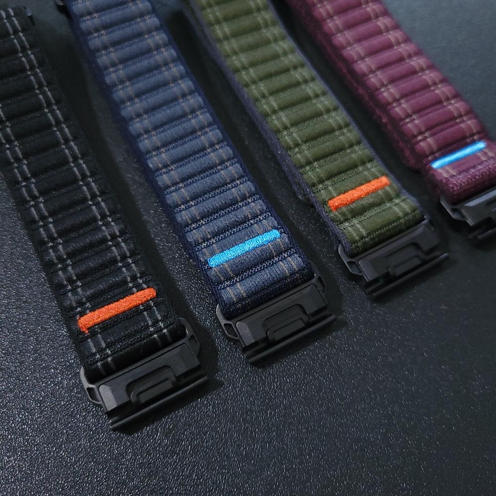 QuickFit 22mm 26mm Sports Nylon Loop Strap For Garmin Fenix 8 E 7 7X 6 6X 5X Plus/Epix Pro Gen 2 47mm 51mm/Enduro 3 2 Watchband