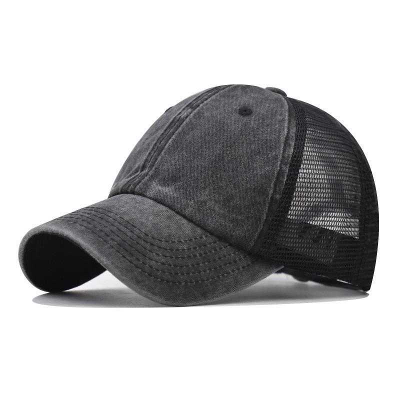 Oversized Washed Retro Cotton Baseball Cap Men Women Outdoor Breathable Sun Hat