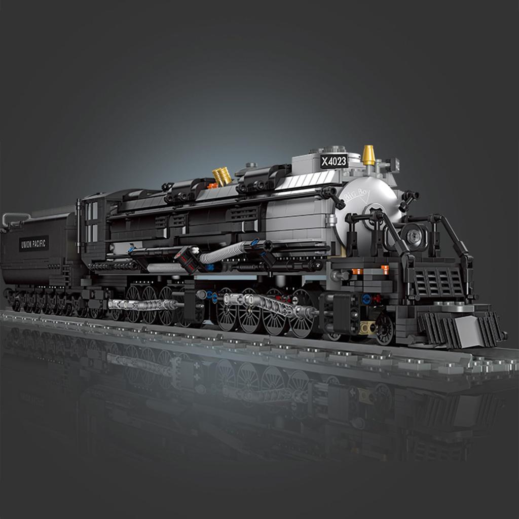 Oichy Steam Locomotive Building Blocks Set, Toy Vehicle, Car Kit, Plastic Model Compatible, DIY Crafts, Building, Time Killer, STEM Educational Toy