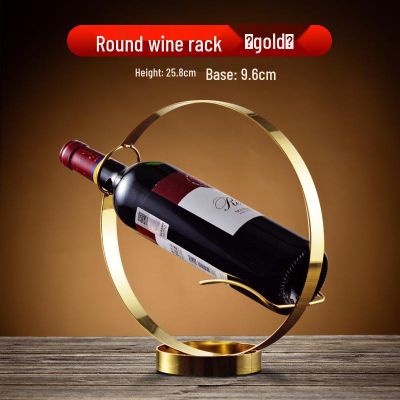 Luxury Red Wine Rack: Elegant Slanted Holder for Wine Bottle Display and Home Decoration