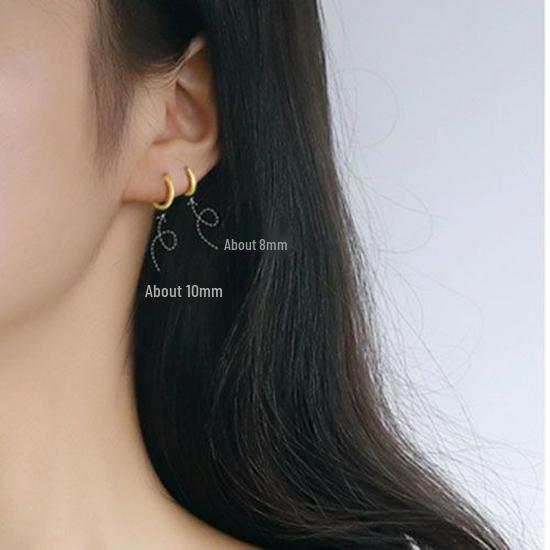 Sterling Silver Ear Cuff Earrings for Women 2022 - Trendy, Cool, and Domineering Hoops
