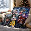 Coraline Pattern Blanket for Home Decoration, Bed, Sofa, Car Travel, Camping, Suitable for All Seasons, Birthday Christmas Gift