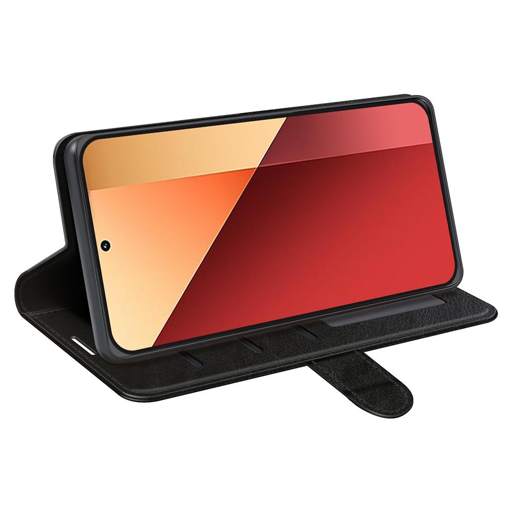 Priekš Xiaomi Redmi Note 13 Pro 4G/Poco M6 Pro 4G Ādas atlokāms telefona maciņš ar Crazy Horse tekstūru