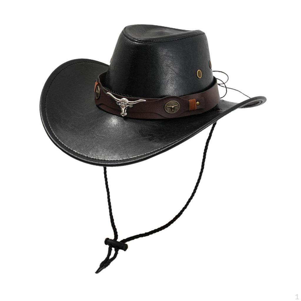 Western Cowboy Hat Dress Up Cowgirl for Stage Performance Carnival Festival