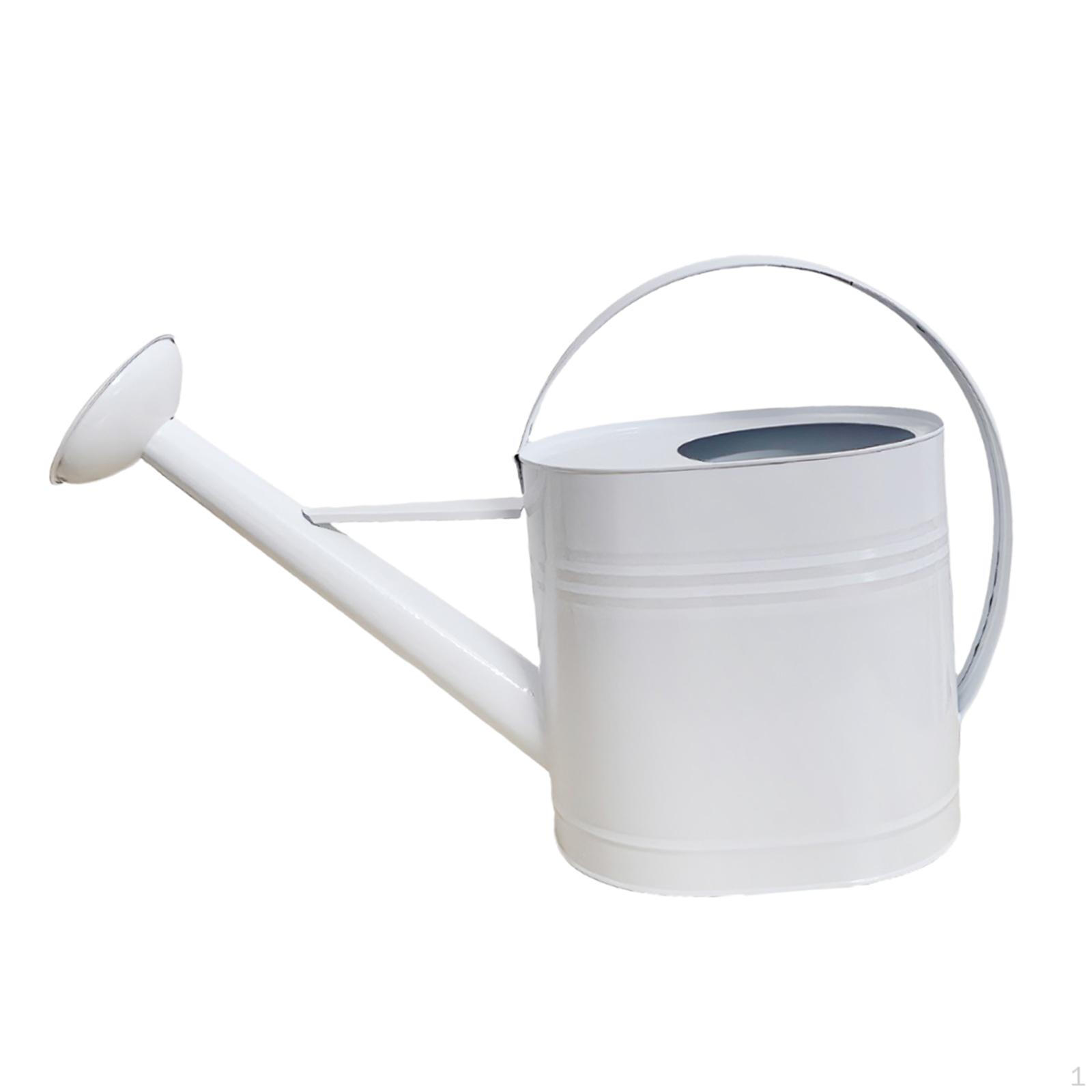 

5 L Iron Watering Can for Household Use, Ideal Sprinkling Plants in The Garden білий