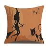 Halloween Linen Pillow Cover Printed Pillow Supply Cushion Cover