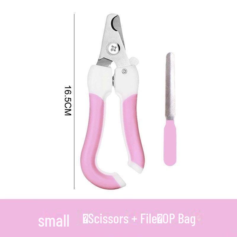 Pet Nail Clippers & File Set for Cats and Dogs - Manicure Kit for Pets