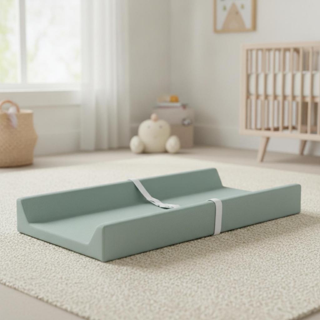 Baby Changing Pad Padded Contoured Waterproof for Infants, Newborns, Dresser, Nursery