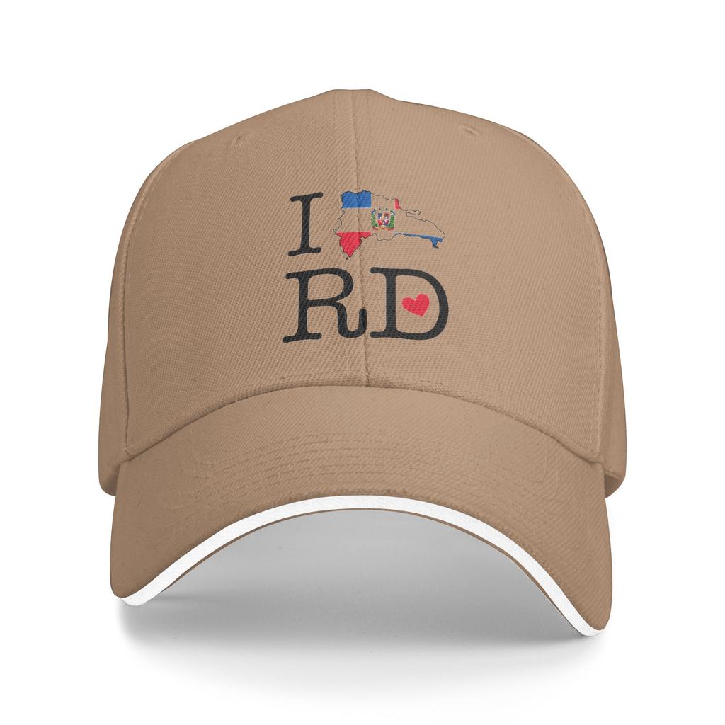 Summer Casual Baseball Cap Dominican Republic Flag Art Hunting Camping Trucker Hat For FeUnisex Unisex Wholesale Streetwear Caps