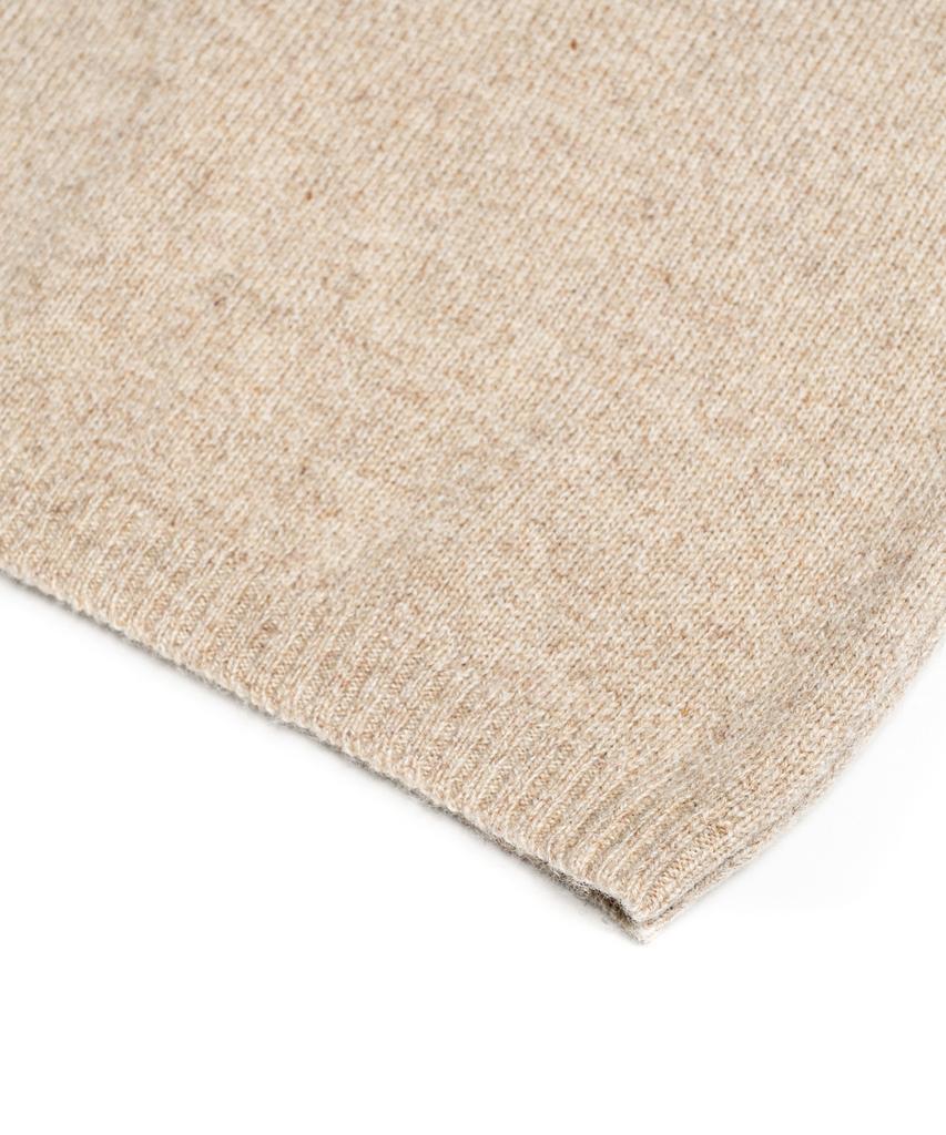 Edeunbeoleokeulleob Shetland Wool Fish Knit (Beige)