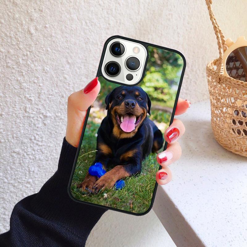 Rottweiler Beautiful Big Dog Phone Case for iPhone 17 Air 16 Coque 15 14 12 13 PLUS 11 PRO MAX Back Cover Fundas Shell