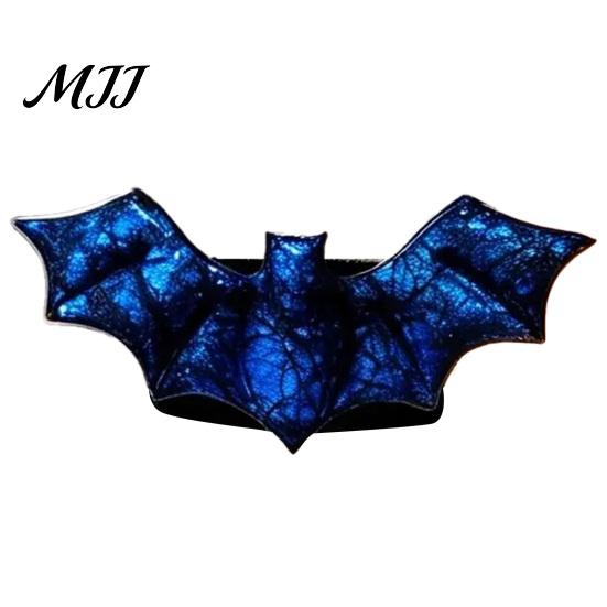 Bat Shape Window Drapes Holders Halloween Curtain Tieback, Glossy Holder, Gothic Haunted House Theme Party Supplies Drapery Holdback for Home