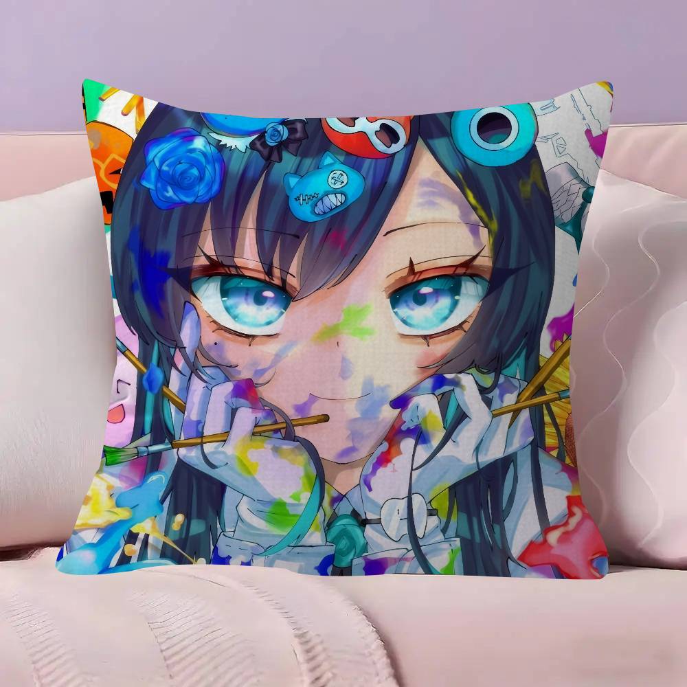 Singer Ado COOL Girl  Pillow Gift Home Office Decoration Pillow Bedroom Sofa Car Cushion CoverPillow Case