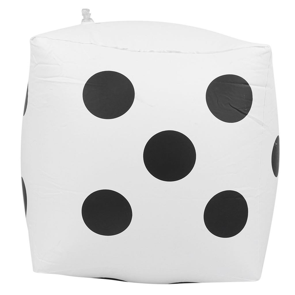 Nadmuchiwane Kostki Przenośne Wewnętrzne Zewnętrzne Materiały do Aktywności Imprezowych Rekwizyt Gra Zabawka Białe