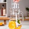 1.3L Glass Cold Water Pitcher with Lid