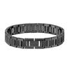 Men's Stainless Steel & Titanium Fish Scale Bracelet - Saturn Chain Design