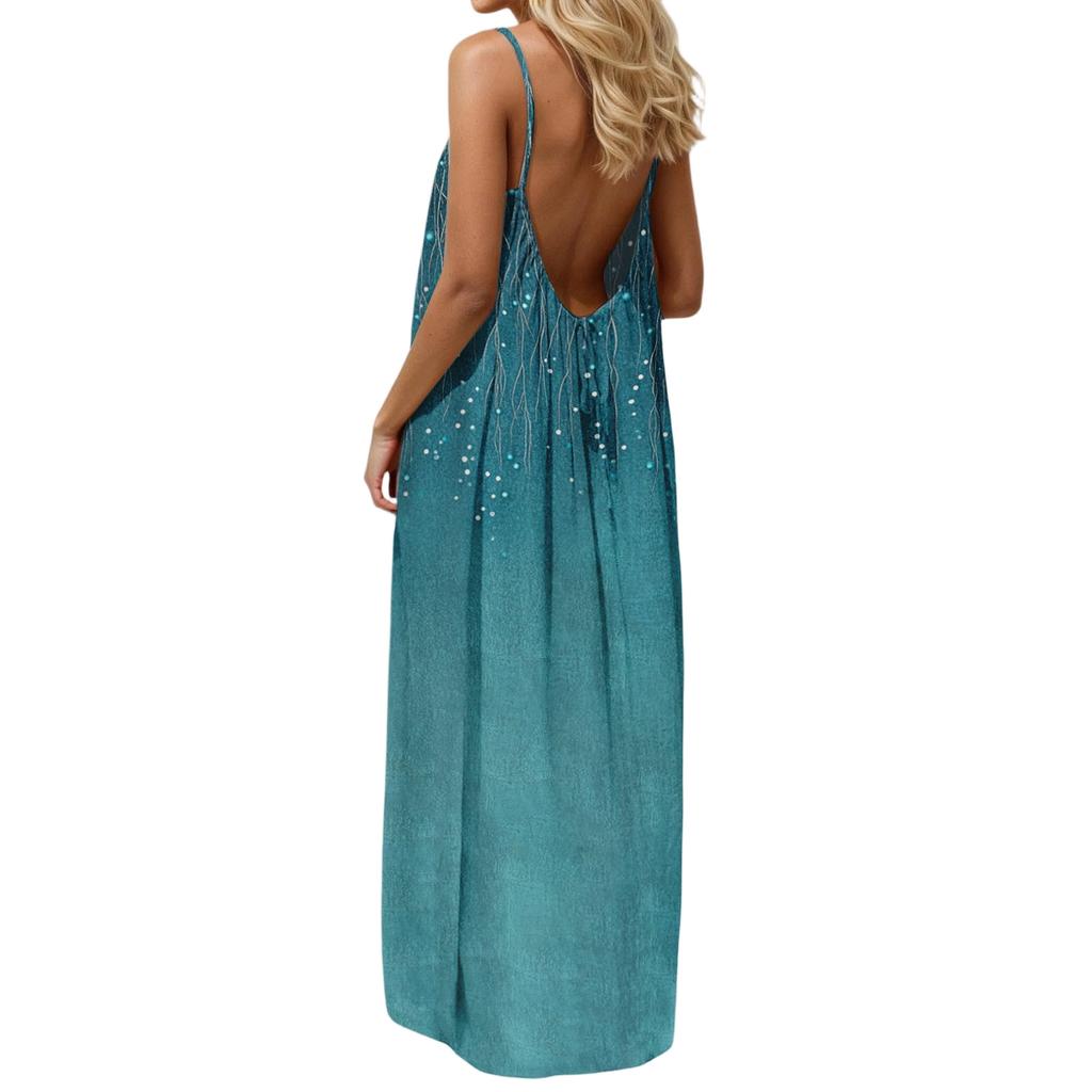 Women's Casual, Fashionable And Retro Printed Dress