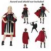 Cos Warrior Roman Costume Kids Set Parentchild Soldier Stage Halloween Up Dress