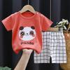 T-Shirts Bequeme Shorts Polyester Lässig Tägliche Kleidung Für Mädchen Set Baby Sommer Outfits Cartoon Jungen Kurzarm