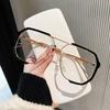 Oversized Sunglasses Women 2024 New Unique One Piece Fashion Sunglasses For Men UV400 Punk Glasses Trending Female Eyewear UV400
