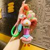 And Fun Cute Peach Duck Keychain Cartoon Pendant For Backpacks Gifts And