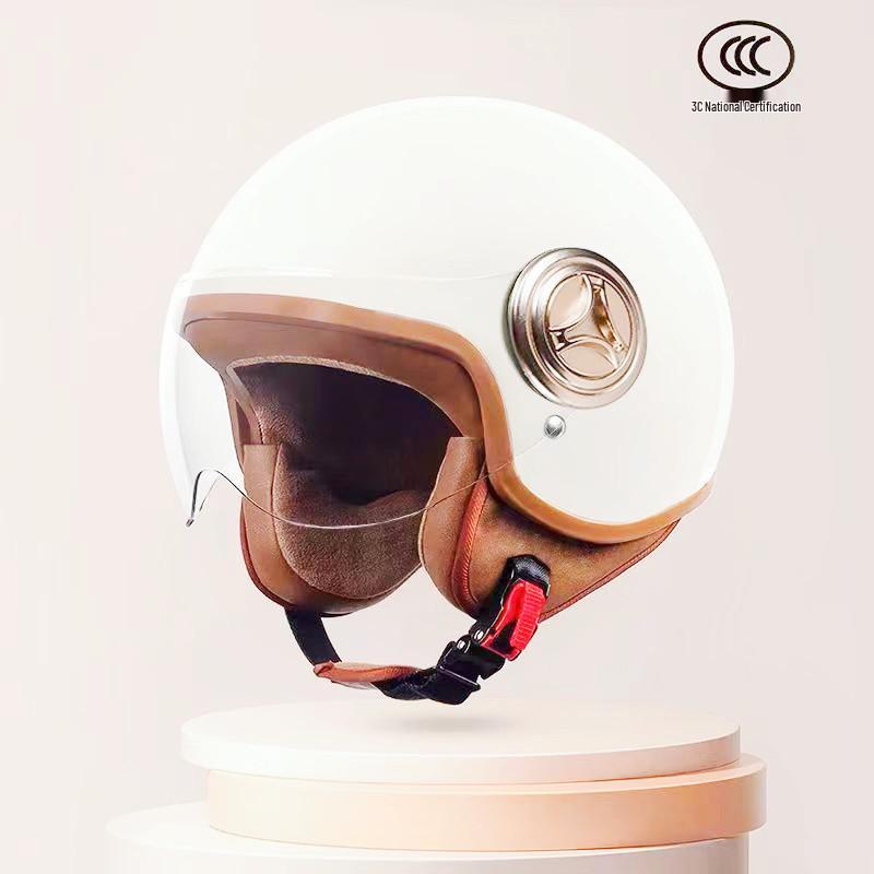 Unisex Gray 3C Certified Half Helmet with Removable Ear Protection for Electric Scooters & Bicycles – Autumn/Winter Fashion