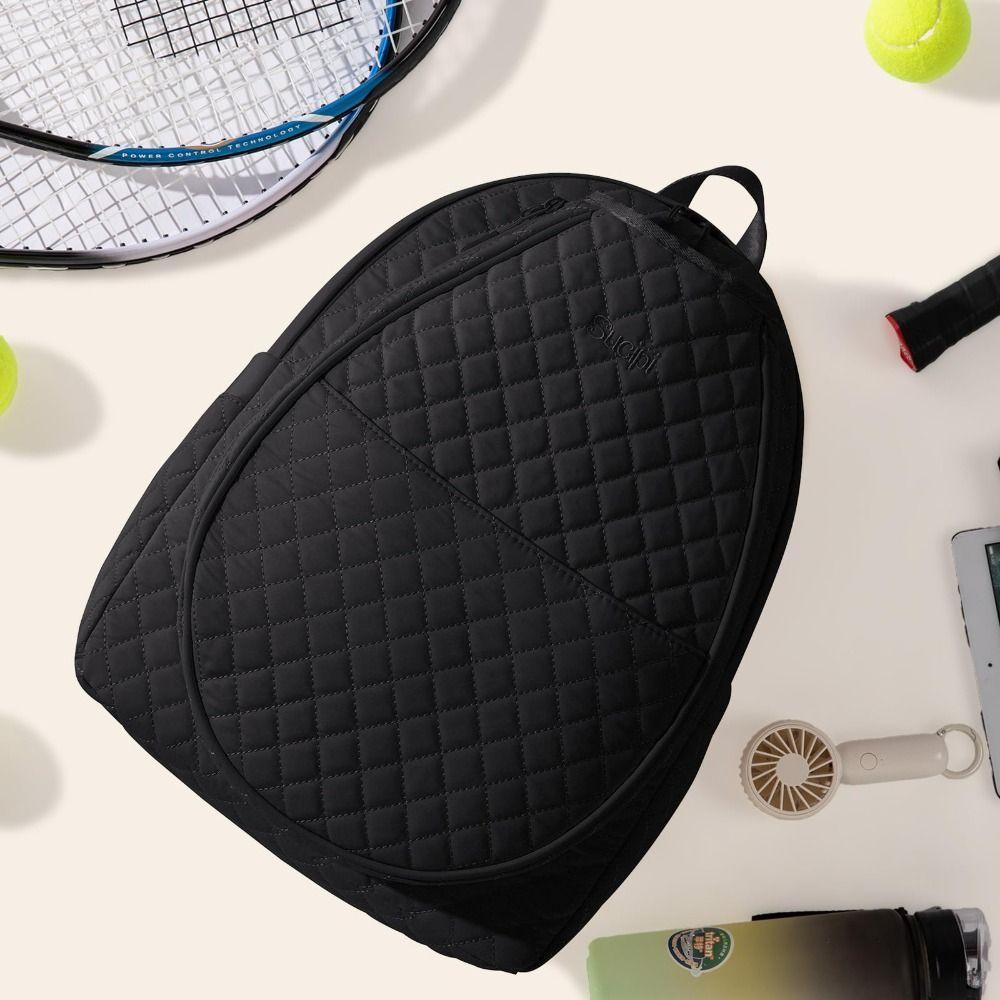 Large Capacity Tennis Bag Quilted Tennis Racket Bags New Sling Crossbody Backpack  Women Men