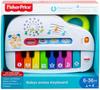 FISHER-PRICE Tastiera del Primo Bambino - Giocattolo Pianoforte Portatile con 4 Modalità di Gioco, Canzoni, Luci e Suoni, Giocattolo per l'Apprendimento della Lingua Tedesca per Neonati dai 6 Mesi in su
