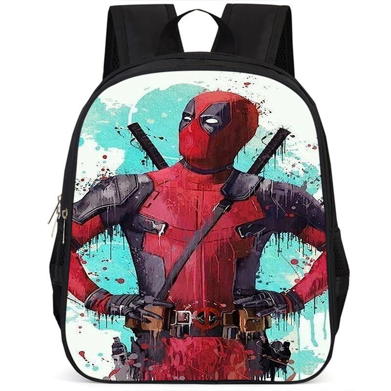 Spacious 15 Inch Deadpool Backpack For Boys And Girls With Large Capacity Design