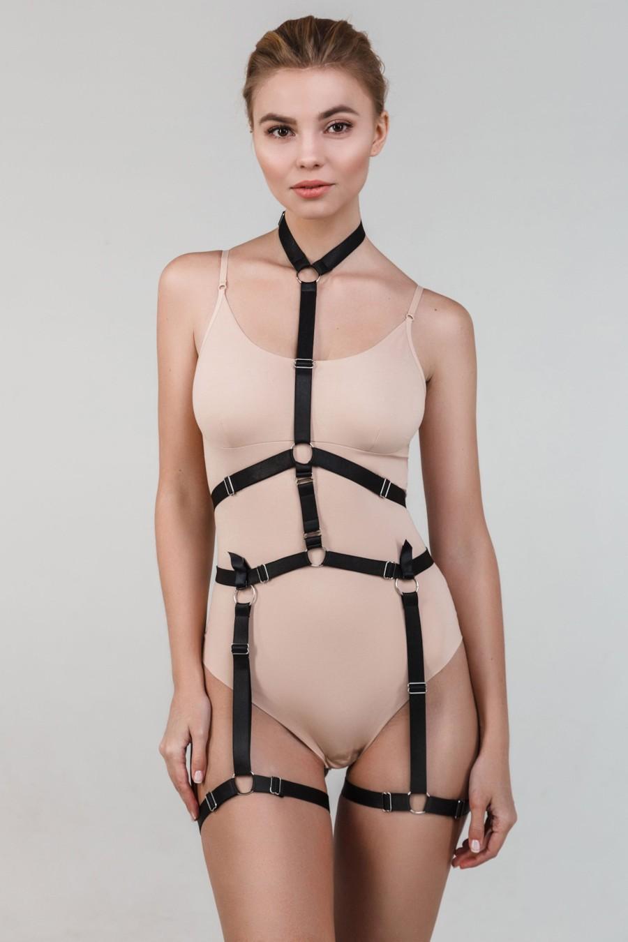 

Портупея Balconette (76630) one size прозорий колір чорний