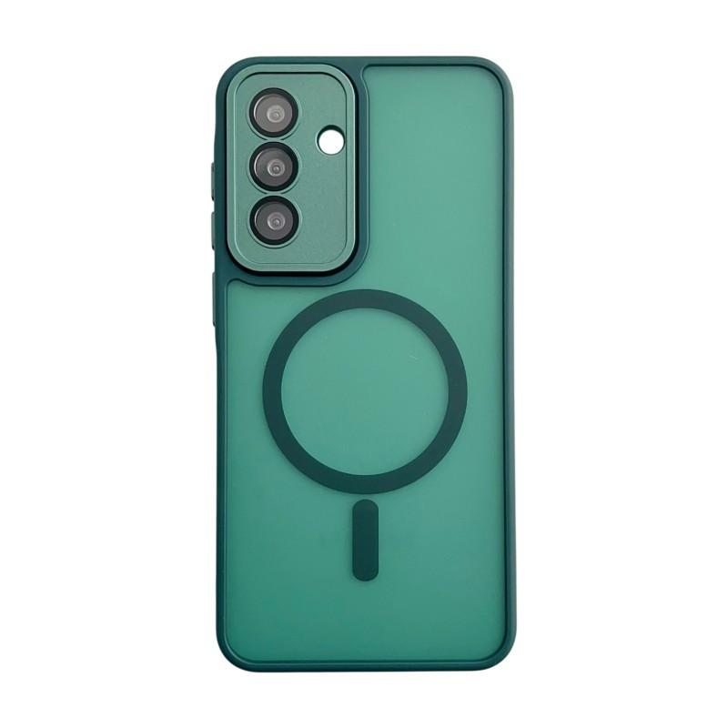 Pro Samsung Galaxy A26 5G Magnetický zadní kryt WANLONFENG řada QB1 PC TPU Nárazuvzdorné pouzdro na telefon