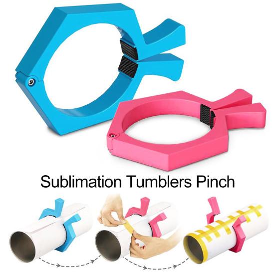 

Сублимационный стакан Нескользящий Прочный захват Избегайте складок на бумаге Пластиковый зажим Идеальный тумблерный зажим Надежная ручка Хозяйственные принадлежности