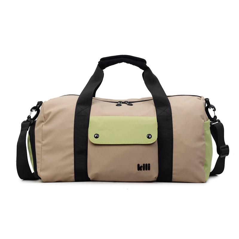 

Unisex Travel Gym Bag with Dry/Wet Separation - Fashionable Crossbody, Handbag, or Short-Distance Luggage