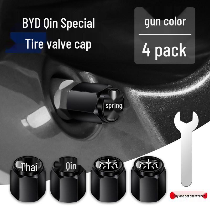 BYD Car Tire Anti-theft Metal Valve Stem Cap
