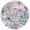 100 Colorful Elephant Stickers Decorate Luggage, Notebook, Scooter, Handbook, Children's Waterproof Stickers
