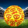 Manchester United F.C Print Size 5 Soccer Ball, PU Wear Resistant Football for Match Training and Daily Practice, Birthday Gift for Soccer Fans