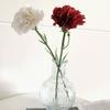 Künstliche Nelkenblume 29 cm Fake Seiden-Nelkenblume mit Einzelstiel für Hochzeit Brautstrauß Jubiläum Geburtstag Haus Esstisch Dekoration